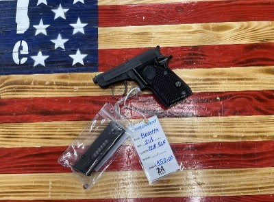 BERETTA Beretta, 21A, 22LR, Handgun, Black, 2.4inch barrel, Semi-auto, 2 Magazines, No case, No lock .22 LR - Image 1 of 2