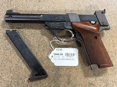 HIGH STANDARD SUPERMATIC .22 LR - Image 1 of 9