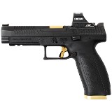 CZ P-10F + HS 507C X2, GOLD BARREL & TRIGGER, APEX EXT SLIDE & MAG RELEASE 9MM LUGER (9X19 PARA) - Image 1 of 3