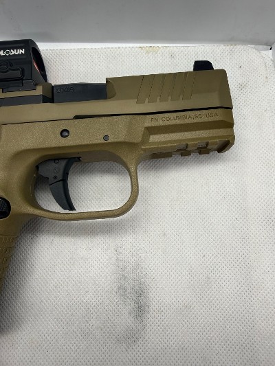 FN 509 COMPACT MRD [FDE] 9MM LUGER (9X19 PARA) - Image 9 of 11