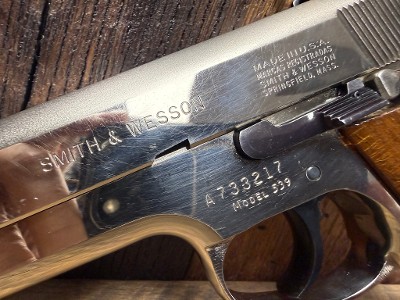 SMITH & WESSON MODEL 539 HP NICKEL 9MM LUGER (9x19 PARA) - Image 8 of 12