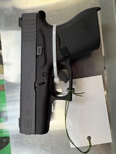 GLOCK 43 9MM UI4350201 USA MADE 9MM LUGER (9x19 PARA) - Image 2 of 2