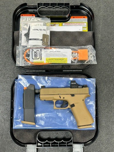 GLOCK 43X 9MM LUGER (9x19 PARA) - Image 1 of 8