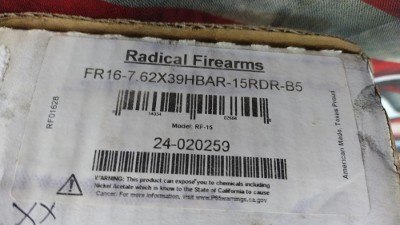 RADICAL FIREARMS RF01628 RF-15 7.62X39 7.62X39MM - Image 2 of 10