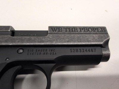 SIG SAUER P938 WE THE PEOPLE 9MM PARA. - Image 3 of 9