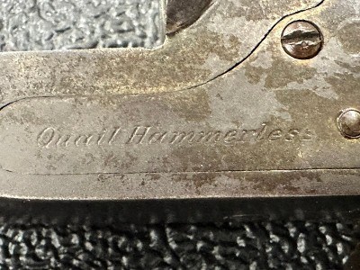 CRESCENT FIRE ARMS CO. QUAIL HAMMERLESS 410 Bore - Image 10 of 12