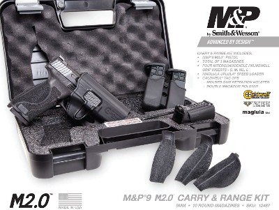 SMITH & Wesson M&P9 M2.0 CARRY AND RANGE KIT 9MM LUGER (9X19 PARA) - Image 1 of 1