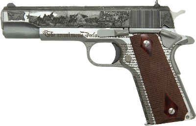 COLT 250TH ANNIVERSARY 1911A1 ENGRAVED PISTOL .45 ACP - Image 2 of 3