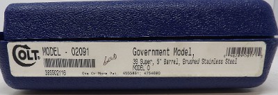 COLT 1911/1991 GOVERNMENT .38 SUPER - Image 2 of 8