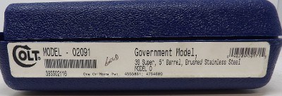 COLT 1911/1991 GOVERNMENT .38 SUPER - Image 2 of 8