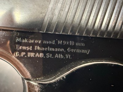 MAKAROV EAST GERMAN MOD .M 1961 9x18MM MAKAROV - Image 6 of 10