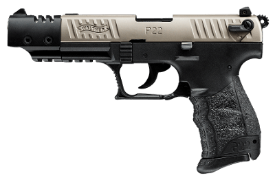 WALTHER P22 TARGET NICKEL CA COMPLIANT .22 LR - Image 1 of 2