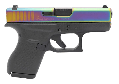 GLOCK G42 APOLLO CUSTOM RAINBOW .380 ACP - Image 1 of 1