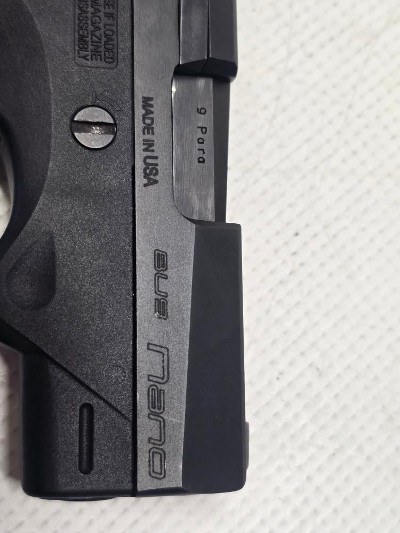 BERETTA BU9 NANO 9MM LUGER (9x19 PARA) - Image 5 of 12
