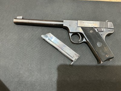 HI-STANDARD MODEL B .22 LR - Image 1 of 4