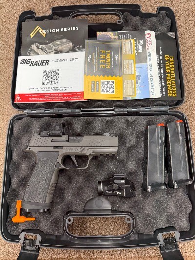 SIG SAUER P365 AXG LEGION 9MM LUGER (9x19 PARA) - Image 1 of 11