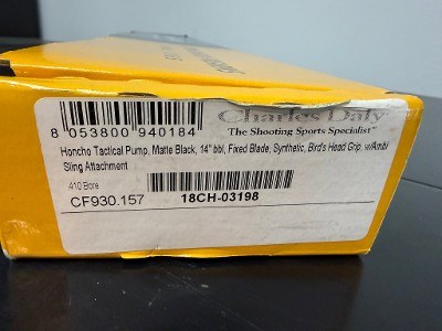 CHARLES DALY HONCHO .410 MOD 301 .410 BORE - Image 15 of 15