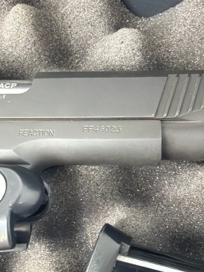 FUSION FIREARMS 1911 REACTION .45 ACP - Image 3 of 3