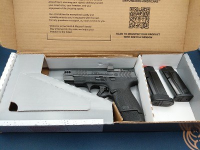 SMITH & WESSON PERFORMANCE CENTER M&P9 SHIELD PLUS CARRY COMP (MICRO-COMPACT) 9MM LUGER (9X19 PARA) - Image 1 of 4