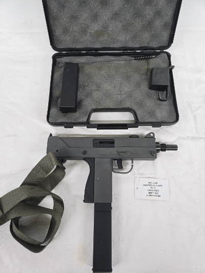 COBRAY Mac-11 w/Hard Case, 2 Mags, S.W.D. Speedloader 9MM LUGER (9x19 PARA) - Image 1 of 10