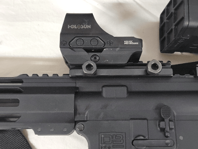DIAMONDBACK DB15 w/Holosun, B5 Stock, Streamlight, Radian Charging Handle, Drum Mag, More 5.56X45MM NATO - Image 7 of 13