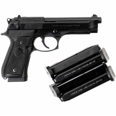 BERETTA 92FS + 5 MAGS 9MM LUGER (9X19 PARA) - Image 3 of 3