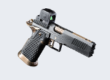 INFINITY FIREARMS 2BBL TRIJICON SRO STEEL FRAME DIRTY BIRD SERRATIONS9MM LUGER (9x19 PARA) - Image 1 of 1