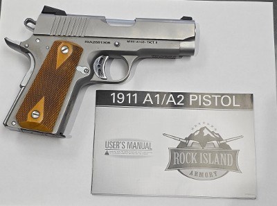 ROCK ISLAND STAINLESS STANDARD CS ROCK 9MM LUGER (9X19 PARA) - Image 1 of 5