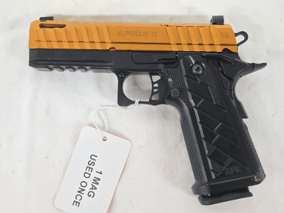 LIVE FREE ARMORY Apollo 11 V2 Orange w/Magazine 9MM LUGER (9x19 PARA) - Image 1 of 11
