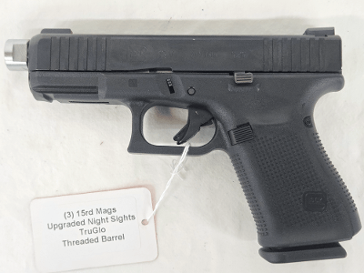 GLOCK G19 V w/Threaded Barrel, TruGlo Sights, 3 Mags 9MM LUGER (9x19 PARA) - Image 5 of 12