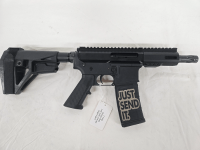 ANDERSON MANUFACTURING OneHorse/BCA AR-15 Pistol Left Side Charge, Right Side Eject, SBA5 Brace, Range Bag, Magazine 5.56X45MM NATO - Image 1 of 8
