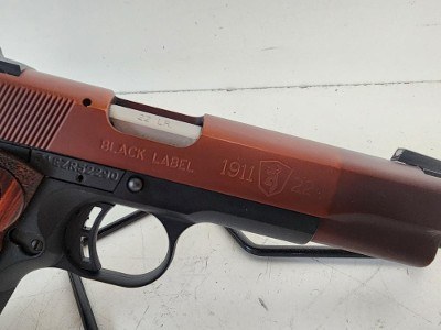 BROWNING 1911-22 BLACK LABEL 051866490 .22 LR - Image 3 of 12