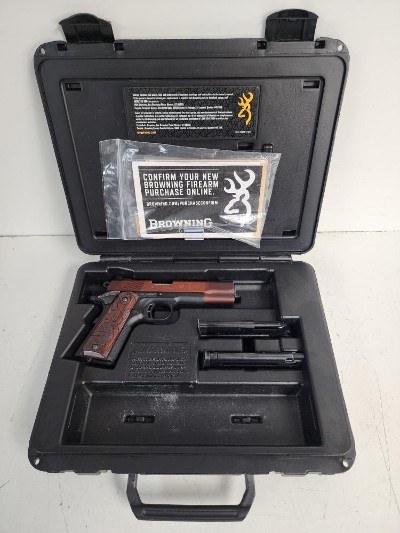 BROWNING 1911-22 BLACK LABEL 051866490 .22 LR - Image 1 of 12