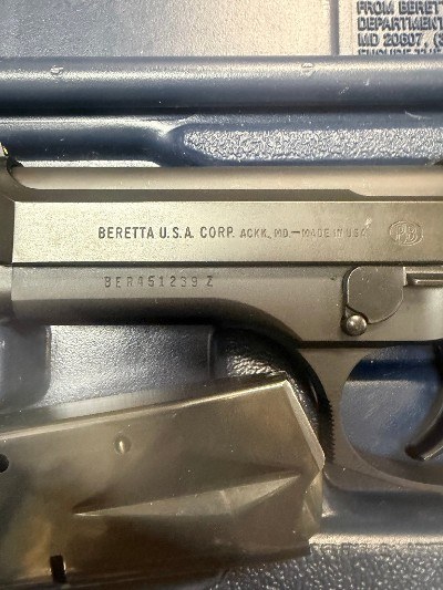 BERETTA 92FS 9MM LUGER (9x19 PARA) - Image 3 of 9
