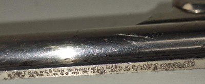 SMITH & WESSON 3RD MODEL NONE MARKED - Image 10 of 10