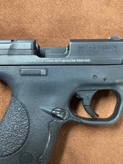 SMITH & WESSON M&P 9 SHIELD 9MM LUGER (9X19 PARA) - Image 8 of 10