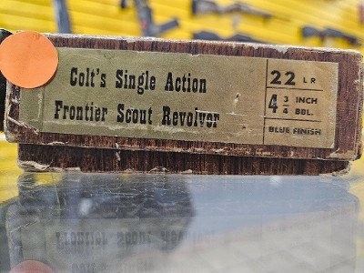 COLT SINGLE FRONTIER SCOUT .22LR SA REV .22 LR - Image 1 of 3