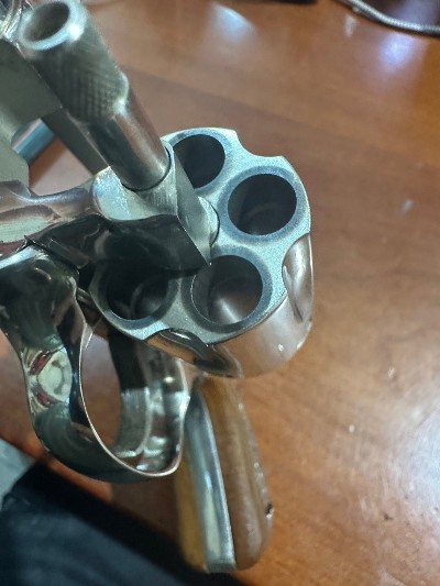 SMITH & WESSON 36 no dash nickel finish superb .38 SPL - Image 12 of 19