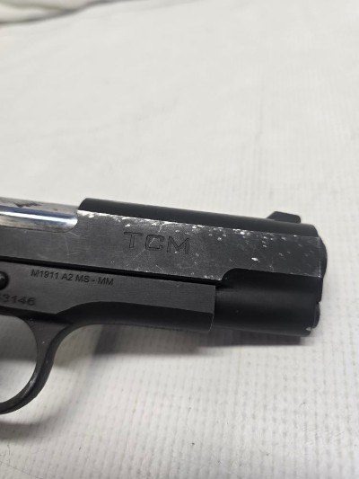 ROCK ISLAND ARMORY TCM M1911 A2 MS 9MM LUGER (9x19 PARA) - Image 9 of 12