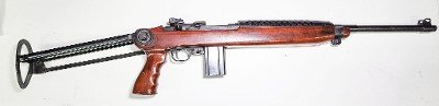 UNIVERSAL FIREARMS MODEL M1 CHAMBERED IN .30 CAL HAS A RARE UNDER-FOLDING STOCK .30 CARBINE - Image 1 of 4