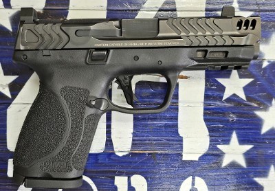 SMITH & WESSON Smith & Wesson M&P 9 Carry Compact Performance Center 9mm Semi Auto Pistol, Black 4.25" 9MM LUGER (9x19 PARA) - Image 2 of 2