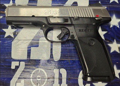 RUGER Ruger SR45 45acp Semi Auto Pistol, Black 4.5" .45 ACP - Image 1 of 1