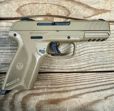 RUGER RUGER SECURITY 9 9MM SEMI AUTO PISTOL TAN 4" W/BOX 9MM LUGER (9x19 PARA) - Image 2 of 2
