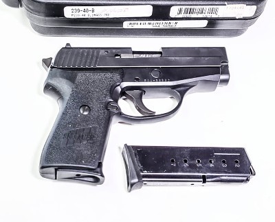 SIG SAUER BEAUTIFUL PRE-OWNED SIG P239 CHAMBERED IN .40 CAL .40 CALIBER - Image 1 of 3