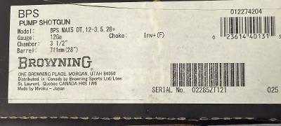 BROWNING BPS REALTREE MAX-5 12 GA - Image 4 of 4