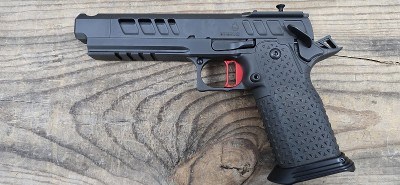 ATLAS GUNWORKS Atlas Gunworks Erebus, 5.25" Barrel, 9MM, DLC Black, Magwell, Flat Medium Red Trigger, OEM Bag 9MM LUGER (9x19 PARA) - Image 4 of 4