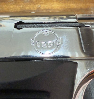 LORCIN ENGINEERING CO L-22 Chrome /Blk Grips .22 LR - Image 6 of 12