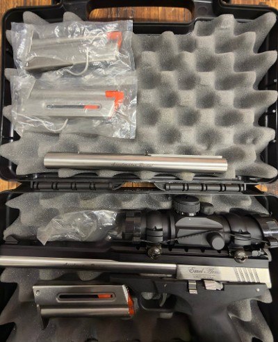 EXCEL ARMS MP-22 W/ 2 barrels & 2 Mags! .22 WMR - Image 5 of 13