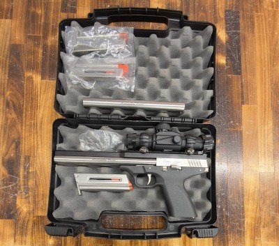 EXCEL ARMS MP-22 W/ 2 barrels & 2 Mags! .22 WMR - Image 1 of 13