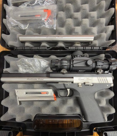 EXCEL ARMS MP-22 W/ 2 barrels & 2 Mags! .22 WMR - Image 2 of 13